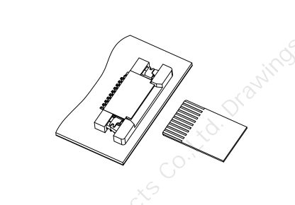 上接抽拉0.5mm Pitch H1.2